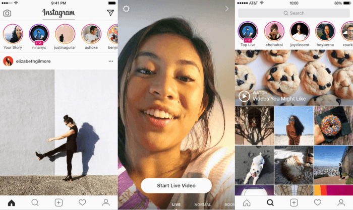 Instagram Live Video on Stories - tutorial