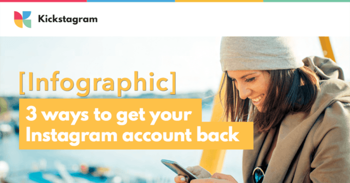 Get Your Disabled Instagram Account Back Infographic