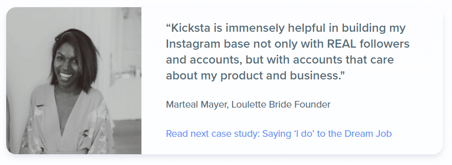 Kickstagram Reviews from small businesses