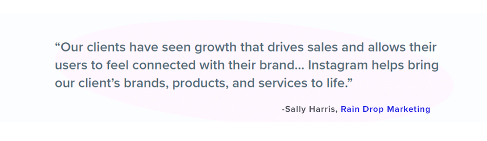 Rain Drop Marketing quote