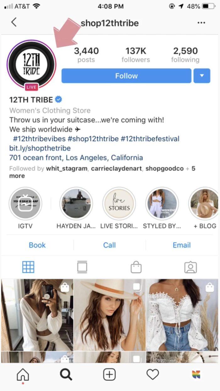 shop12thtribe instagram feed