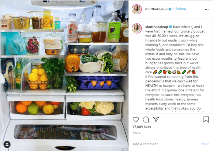 Instagram food blogger shutthekaleup