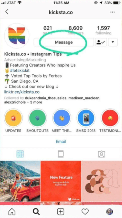 Direct Message On Instagram: Guide For Business | Kicksta Blog