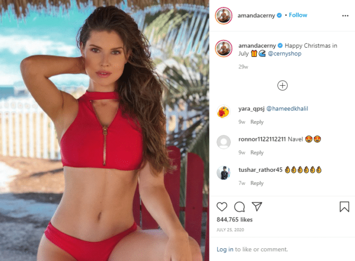 amanda cerny who has the most followers on instagram