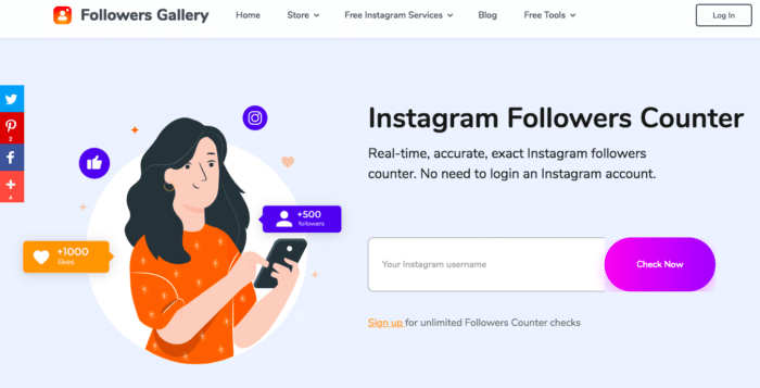 Followers Gallery for Instagram Statistics live