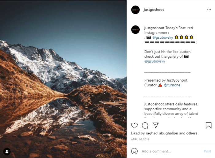 How To Repost on Instagram justgoshoot
