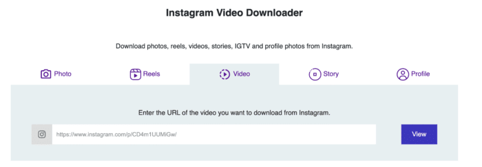 save instagram video downloader