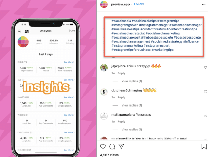 get likes on Instagram with relevant hashtags