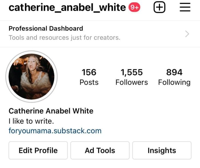 how to change your instagram name - mobile edit profile on Instagram