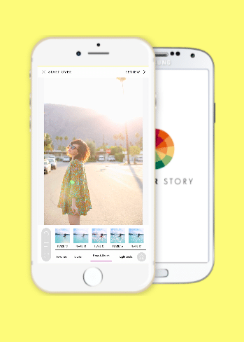 A color story photo editing app for Instagram