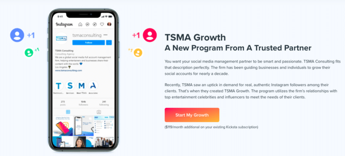 TSMA and Kicksta Boost partnership