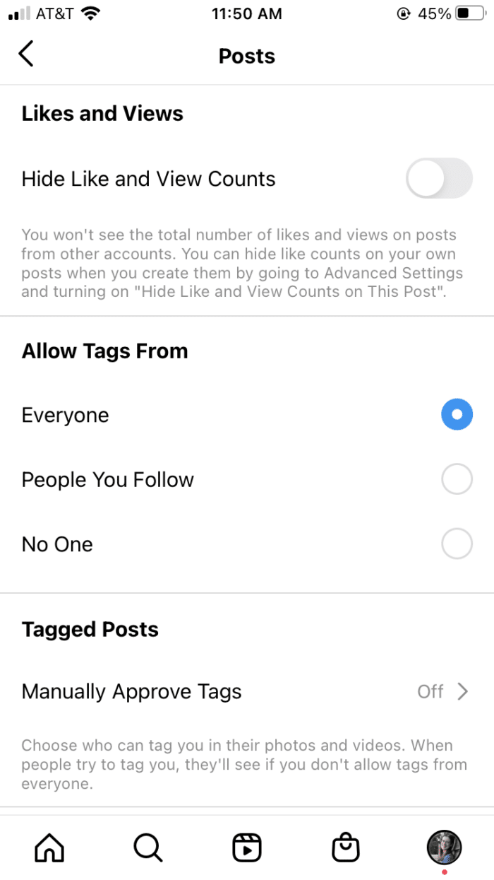 Instagram post notifications