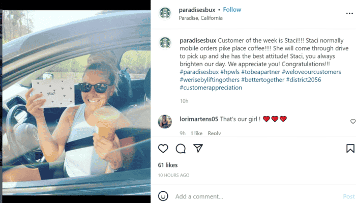 instagram screenshot customer spotlight challenge