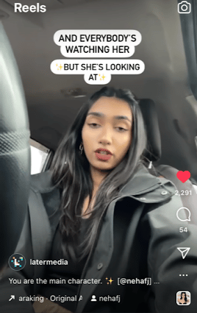 instagram screenshot and everybody's watching her challenge