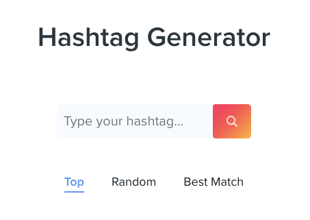 Kicksta hashtag generator