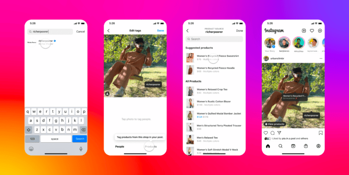 instagram feed product tagging 2022 update