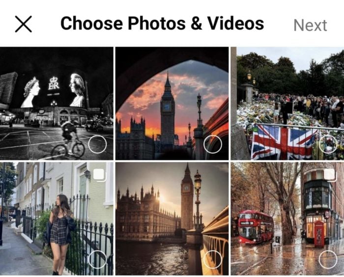 how to curate your instagram guide - choose photo & video step