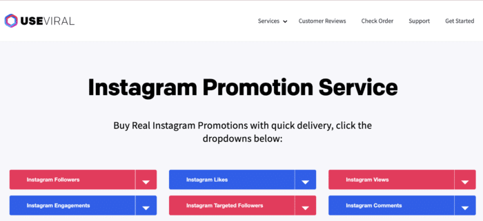 useviral instagram promotion service