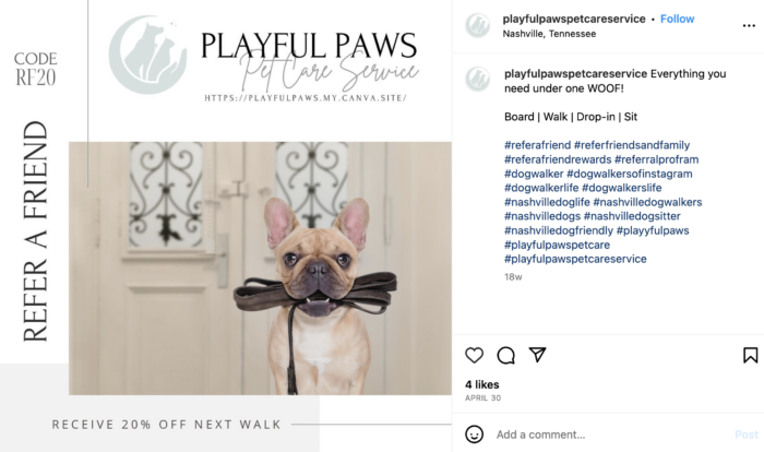 Referral Benefits by @playfulpawspetcareservice