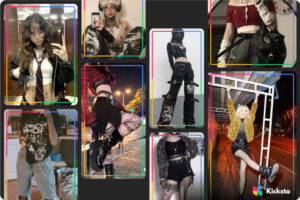 grunge girl aesthetic clothes and style on instagram