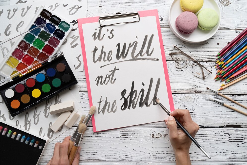 captions on a painting with watercolor
